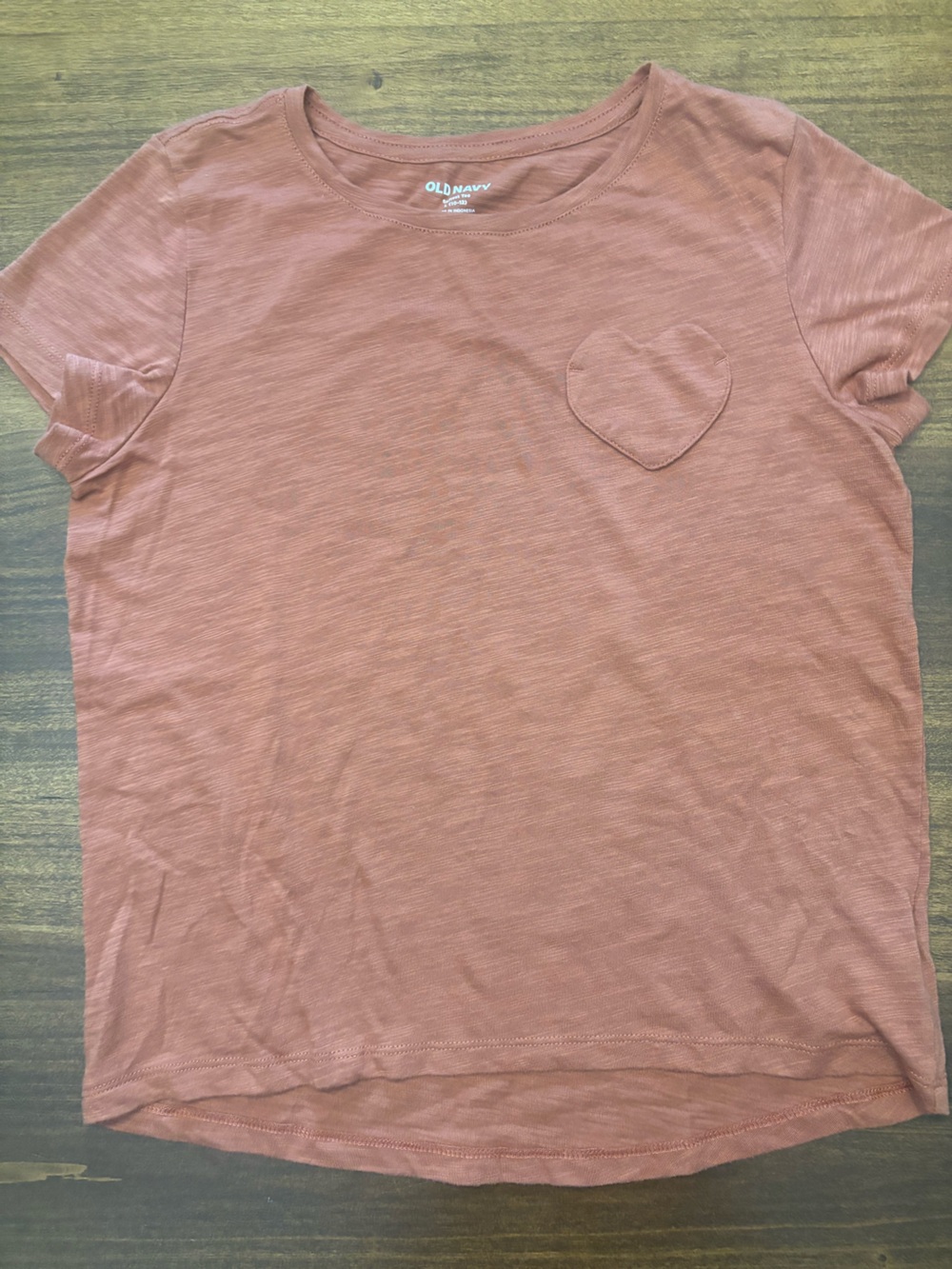 Old Navy girls Rust Short Sleeve Soft Tee large 10/12